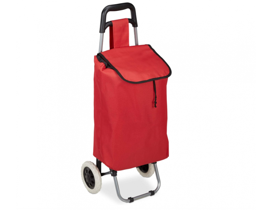 Einkaufstrolley klappbar, Abnehmbare Tasche 28 L, Einkaufswagen