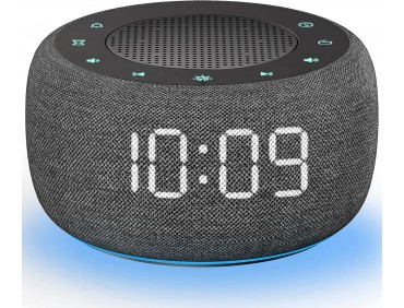 Digitaler Radiowecker für das Schlafzimmer - High-Fidelity-Klangqualität mit nach oben gerichtetem Lautsprecher, 4 Wecktöne, Full Range Display Dimmer für den Nachttisch