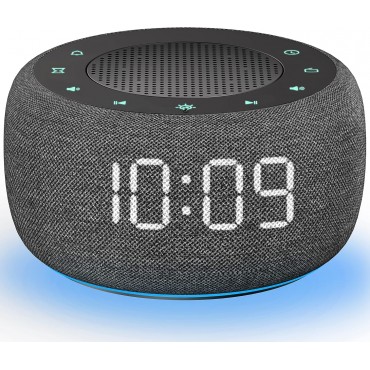 Digitaler Radiowecker für das Schlafzimmer - High-Fidelity-Klangqualität mit nach oben gerichtetem Lautsprecher, 4 Wecktöne, Full Range Display Dimmer für den Nachttisch